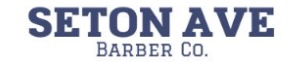 Seton Ave Barber Co. wordmark